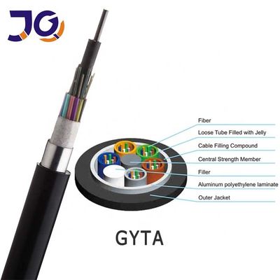 GYTA 12 24 Ader Singlemode G652D Glasfaserkabel für Kommunikationsnetze
