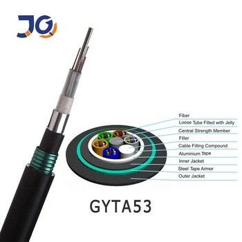 GYTA53 Glasfaserkabel 48 96 Kern Aluminium gepanzerter Direktbegräbniskanal