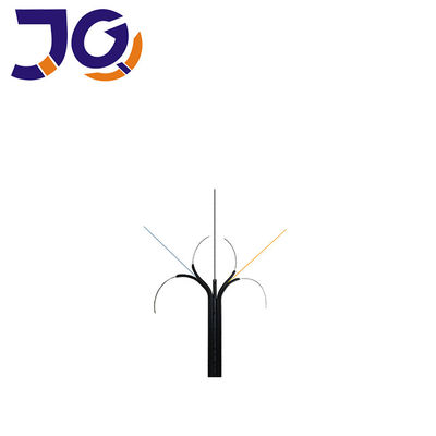 Weißes Faser-Optiktransceiverkabel LSZH-Hüllen-G652D FTTH