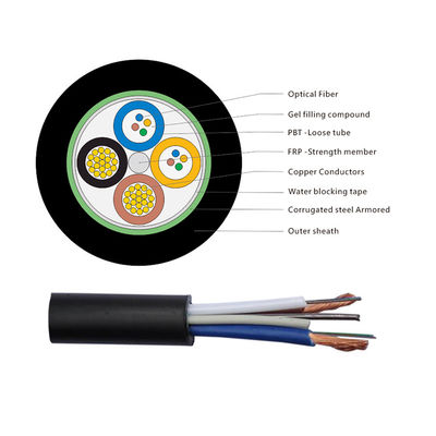 Hybrid-OPLC-Glasfaserkabel mit Kupferleitern für FTTH