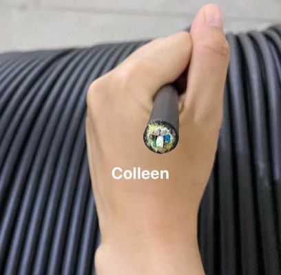 Einfach gepackte ADSS-Faserkabel 80m 100m 120m Spannweite