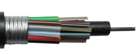 G652D-Antinagetier-Rohr-gepanzertes Lichtleiterkabel im Freien angeschwemmtes loses Rohr