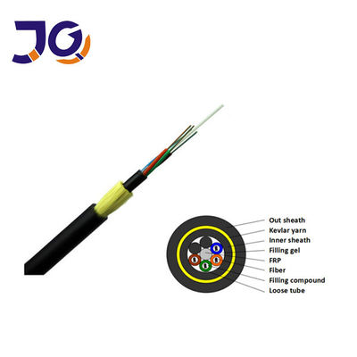 PET-Jacke 6/12/24/48/96 Inspektion einzelnes doppeltes fibra Kernadss de cable de optica ADSS