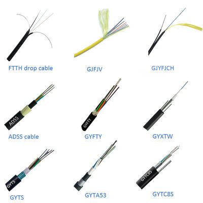 Selbststützschwemmte luftabbildung 8-Kabel Stahldraht GYFTC8Y an