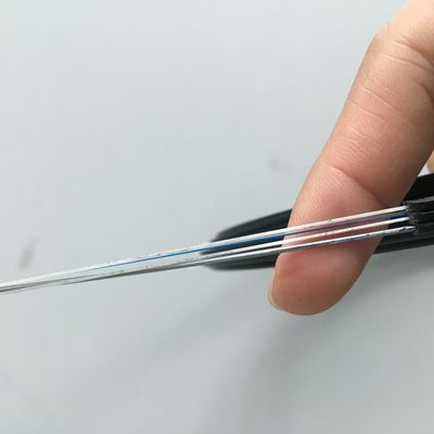 Beschichtung G652D 2 der Farbe250um entkernt Ftth-Faser-Optiktransceiverkabel FRP verstärkte für im Freien