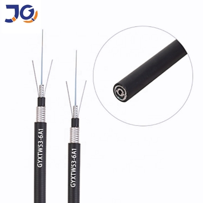 Doppeltes Stahlband-direktes Beerdigungs-LWL - Kabel GYXTW53 unterirdisch 8 10 12 Kern-Kommunikation