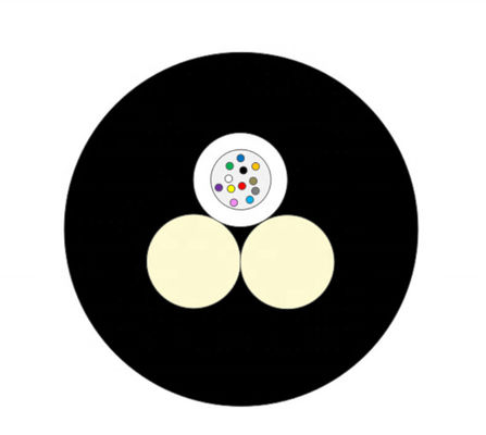 12 Kern selbsttragendes FRP verstärken ASU Cable De Fibra Optica 120M Span