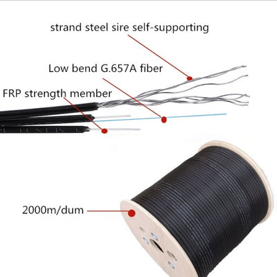 Faser-Optiktransceiverkabel im Freien G652B 1000m/Roll FTTH