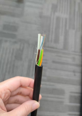 48 Lichtwellenleiter-schwarze Farbe des Kern-Monomode--Rohr-GYFTY
