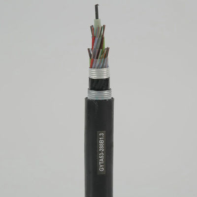 2- 288 Feuchtigkeitsbeständiges Stahlband aus Kern GYTA53 Glasfaserkabel für den Untergrund