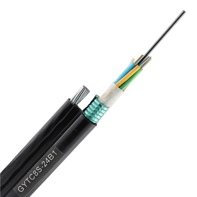 Gepanzerte Antenne des GYTC8S-Abbildung 8-Einmodenfaser-optischen Kabels selbsttragend